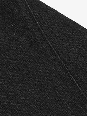Shorts de mezclilla con dobladillo vuelto – detalle de la tela | XoKool