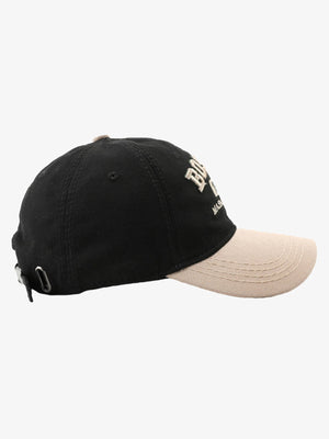 Gorra retro – negro caqui, vista lateral trasera | XoKool