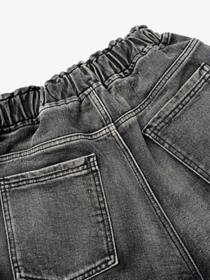 Distressed Cargo Denim Shorts - thumbnail 5