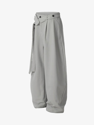 Pleated Belted Machete Track Pants - thumbnail 9