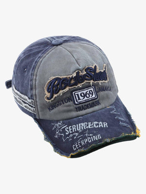 Two-tone cap – Grey/Navy, front 3/4 view | XoKool