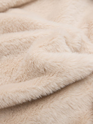 Faux Fur Lined Zip Up Hooded Bomber Jacket - thumbnail 13