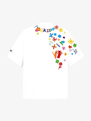 Retro Graffiti Hand-Painted T-Shirt - thumbnail 4