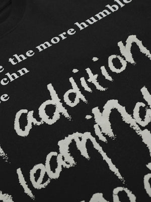 Fun Phantom Letter Print T-shirt - thumbnail 6