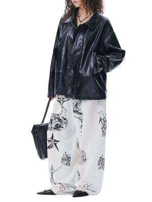 Retro Motorcycle PU Leather Jacket - thumbnail 7