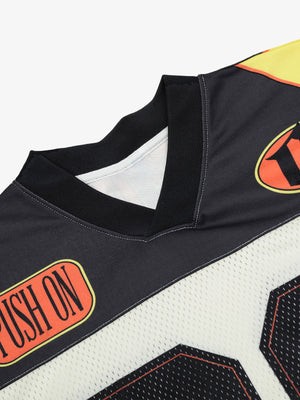 Jersey Style Flame Print T-shirt - thumbnail 6