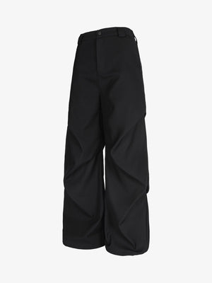 Woven Retro Cleanfit Pleated Drape Pants - thumbnail 6