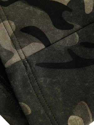 Hoodie de camuflaje – detalle de la costura | XoKool