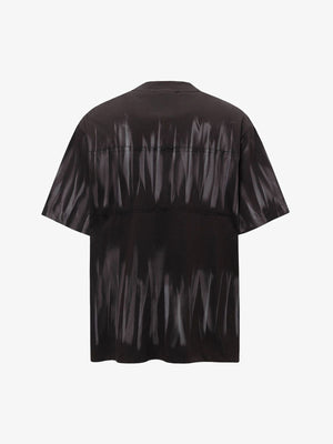 Oversized Tie-Dye Embroidered Letter T-Shirt - thumbnail 10