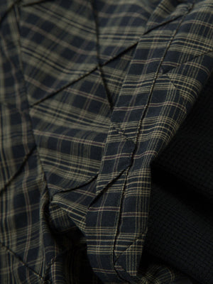 Karohemd im Layered-Look – Faltendetail | XoKool