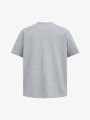 Retro Motorcycle Pleated Patch T-shirt - thumbnail 6