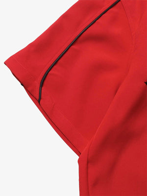 Star zip up shirt – sleeve piping close-up | XoKool