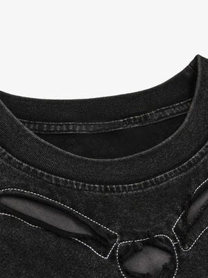 Skelett T-Shirt – Kragen Nahaufnahme | XoKool