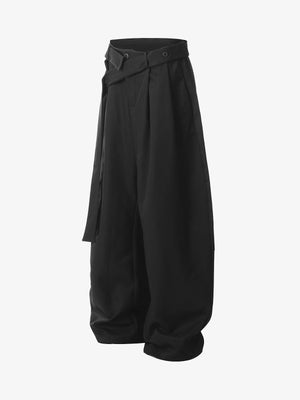Pleated Belted Machete Track Pants - thumbnail 16