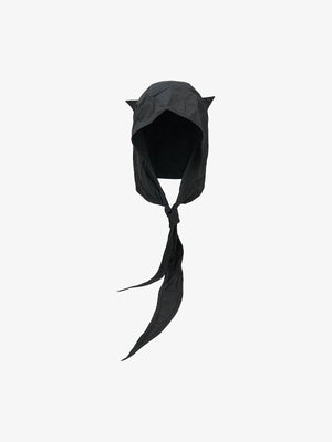 Black Wind Devil Horn Pullover Hat - thumbnail 6