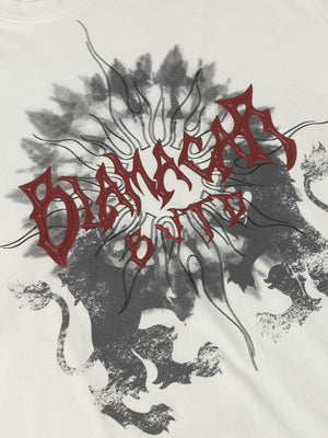 Distressed Batik Graphic T-Shirt - thumbnail 4