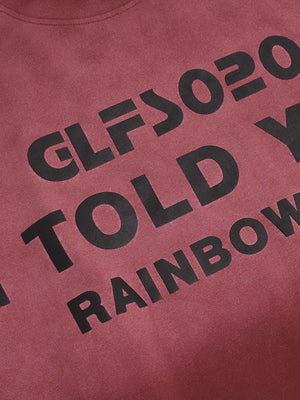 Dip dye tee – front lettering close-up | XoKool