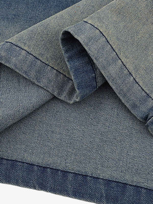 Denim tee – hem/fabric detail | XoKool