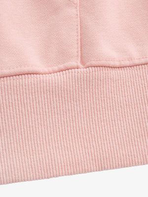 Washed Halbmond Hoodie – Saumbündchen Nahaufnahme | XoKool