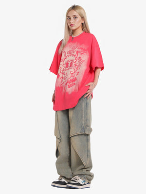 Oversized Angel Graphic T-Shirt - thumbnail 15