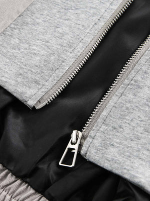 Layered Hooded Bomber – zip and lining | XoKool