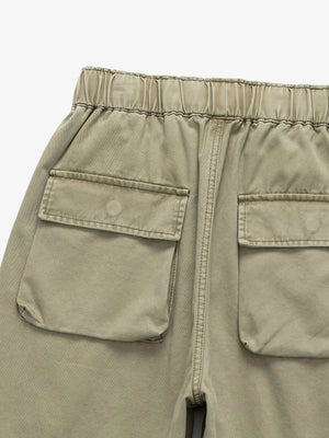 Doodle Graphic Shorts – back flap pockets close-up | XoKool