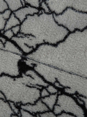 Lightning zip up sweater – lightning jacquard close-up | XoKool
