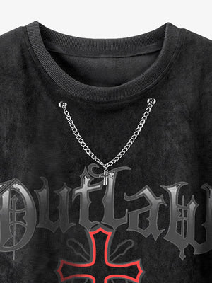 Tanktop mit Kreuz – Kette im Detail | XoKool