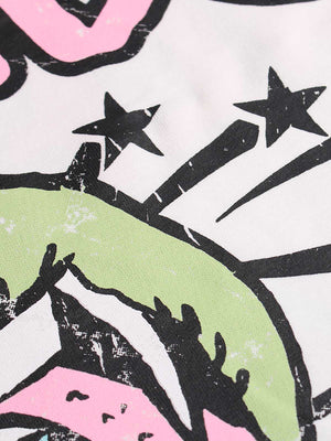 Eyeball Graphic T-Shirt – Print auf dem Rücken Nahaufnahme | XoKool