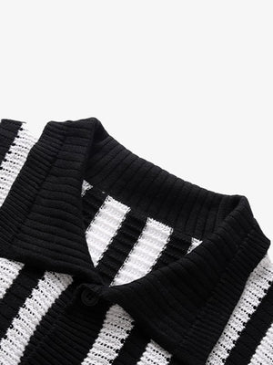 Cleanfit Striped Knit Cardigan Shirt - thumbnail 5