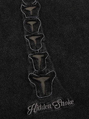 Skeleton Design Print Oversized T-Shirt - thumbnail 7