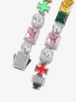 Mehrfarbiges Armband – Glieder und Verschluss im Detail | XoKool