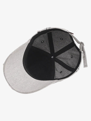 Distressed Letter Embroidery Baseball Cap - thumbnail 5