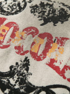 Vintage Washed Graphic Distressed Vest - thumbnail 7