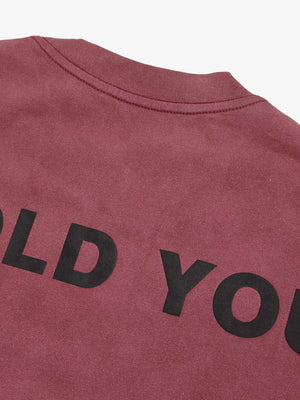Dip dye tee – back lettering close-up | XoKool