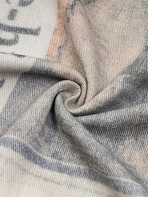 Jeans mit Zeitungsprint – Stoff im Detail | XoKool