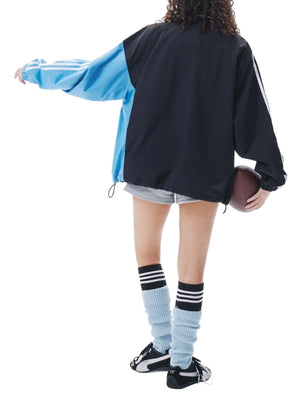 Color Block Windbreaker – am Model, Rückansicht | XoKool