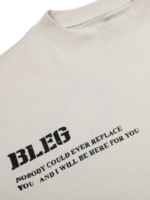 Street Hip-hop Portrait Print T-shirt - thumbnail 7