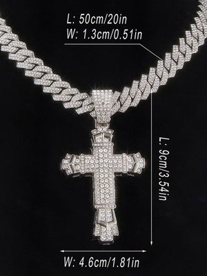 Diamond Cross Necklace - thumbnail 9