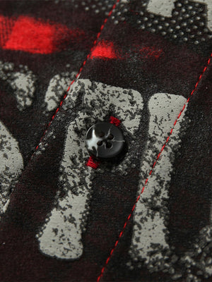 Street Creative Pin Print Plaid Shirt - thumbnail 7