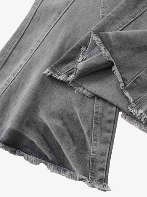 Washed Gradient Flared Jeans - thumbnail 7