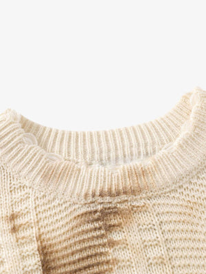 Suéter tie dye – detalle del escote | XoKool