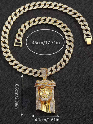 Jesus-Piece-Kette – Gold, Größentabelle | XoKool