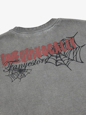 Raggedy Design Spider Web Graphic Vest - thumbnail 8