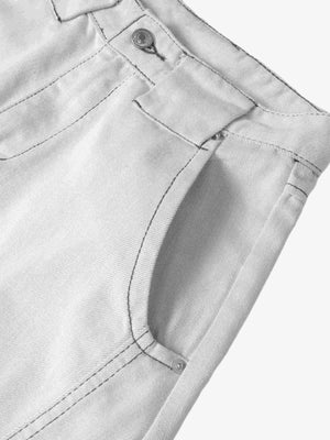 Deconstructed Split Contrast Stitching Scimitar Jorts - thumbnail 8