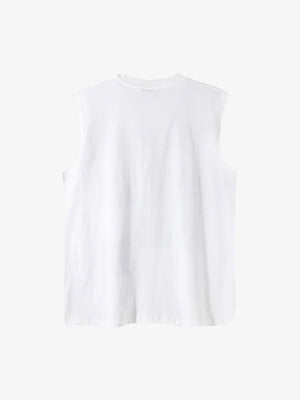 Graphic Rock Singer Print Metal Tag Vest - thumbnail 7