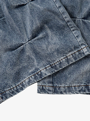 Pleated stacked jeans – hem close-up | XoKool
