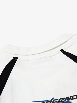 Colorblock Racing Poloshirt mit kurzen Ärmeln - thumbnail 12
