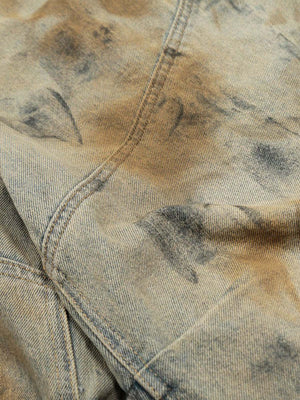 Tie Dye Jorts – Flecken-Detail vorne | XoKool
