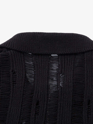 Cleanfit Black Knit Zip-Up Short-Sleeve Shirt - thumbnail 6